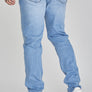 SikSilk - Light Blue Drop Crotch Jeans